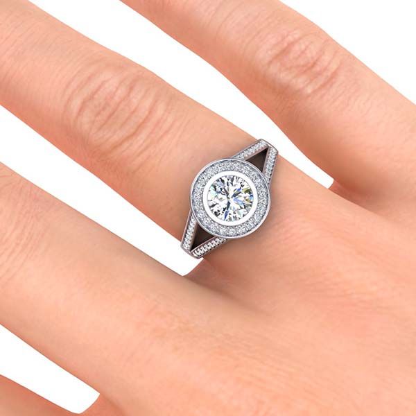 Maria Moissanite Ring