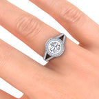Maria Moissanite Ring