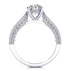 Heather Moissanite Ring