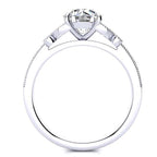 Butterfly Moissanite Ring
