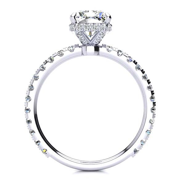 Crystal Moissanite Ring