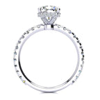 Crystal Moissanite Ring