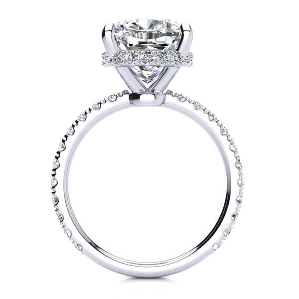 Iris Moissanite Ring