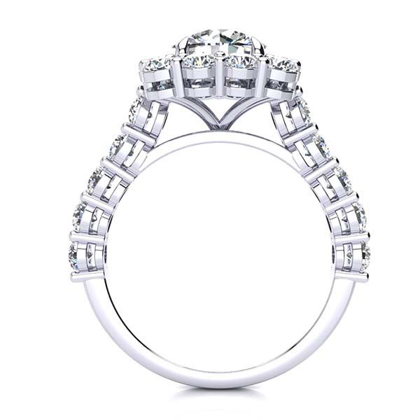 Daisy Moissanite Ring