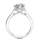 Vine Moissanite Ring