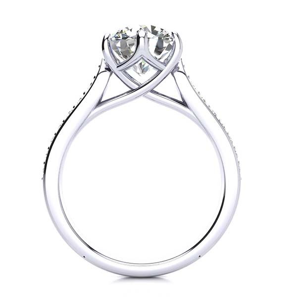 Vine Moissanite Ring