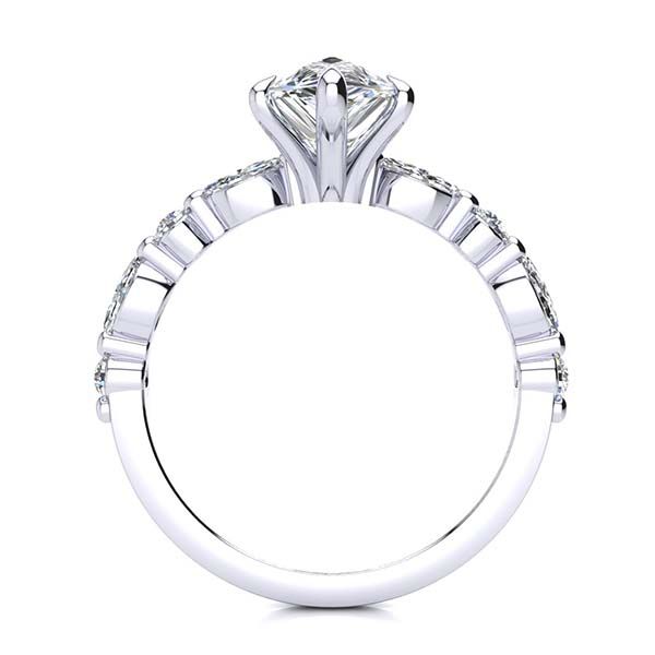 Leah Moissanite Ring