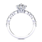 Leah Moissanite Ring
