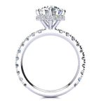 Krystal Moissanite Ring
