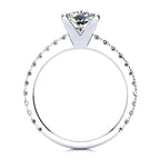 Valerie Cushion Moissanite Ring