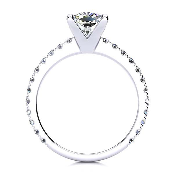 Valerie Cushion Moissanite Ring