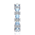 Garland Aquamarine And Diamond Ring 