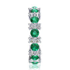 Garland Emerald And Diamond Ring