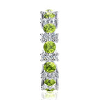 Garland Peridot And Diamond Ring