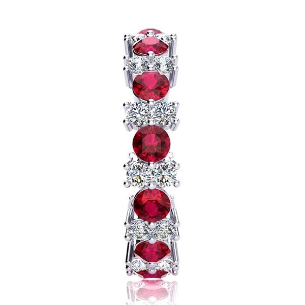 Garland Ruby And Diamond Ring