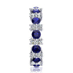 Garland Sapphire And Diamond Ring