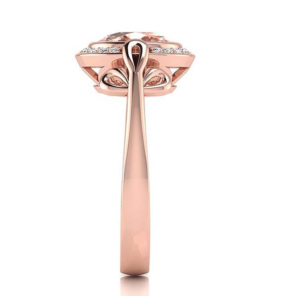Abi Morganite Ring