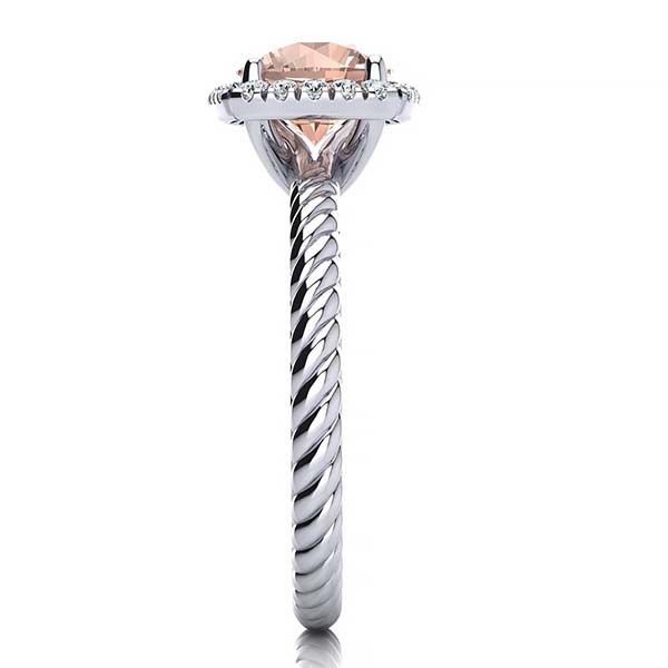 Alyssa Morganite Ring