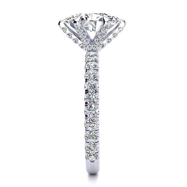 Brooklyn Oval Moissanite Ring