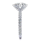 Brooklyn Oval Moissanite Ring