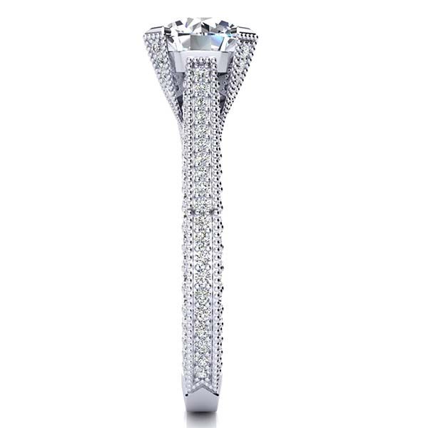 Donatella Moissanite Ring