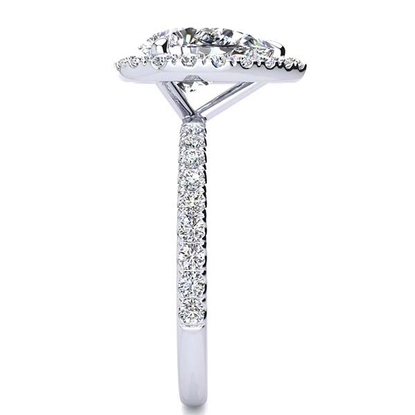Aminah Moissanite Ring