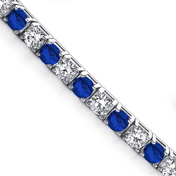 Sapphire and Diamond Bracelet