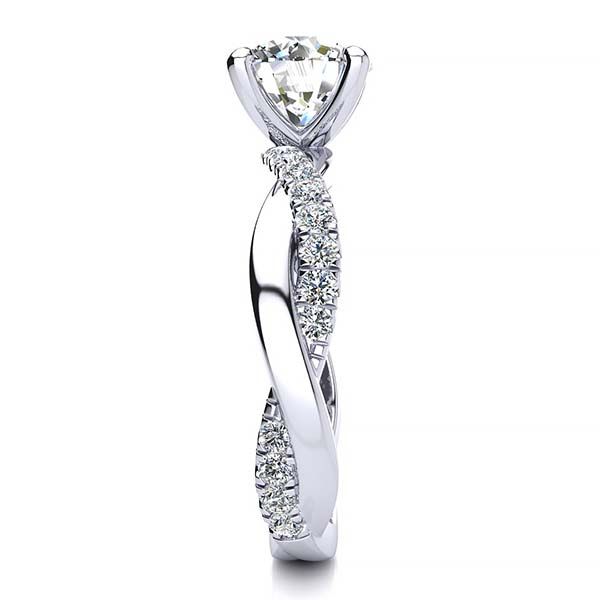 June Moissanite Ring