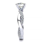 June Moissanite Ring