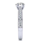 Heather Moissanite Ring