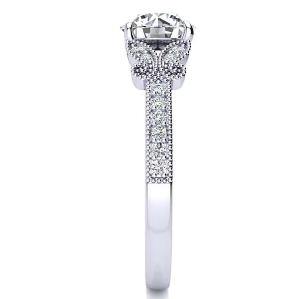 Butterfly Moissanite Ring