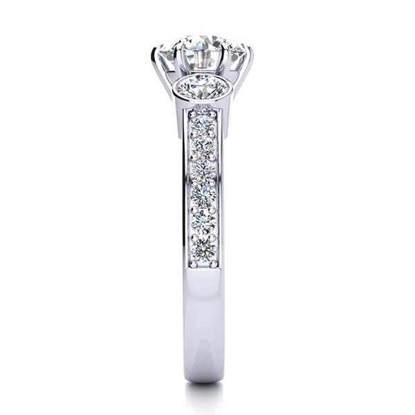 Linda Moissanite Ring