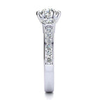 Linda Moissanite Ring