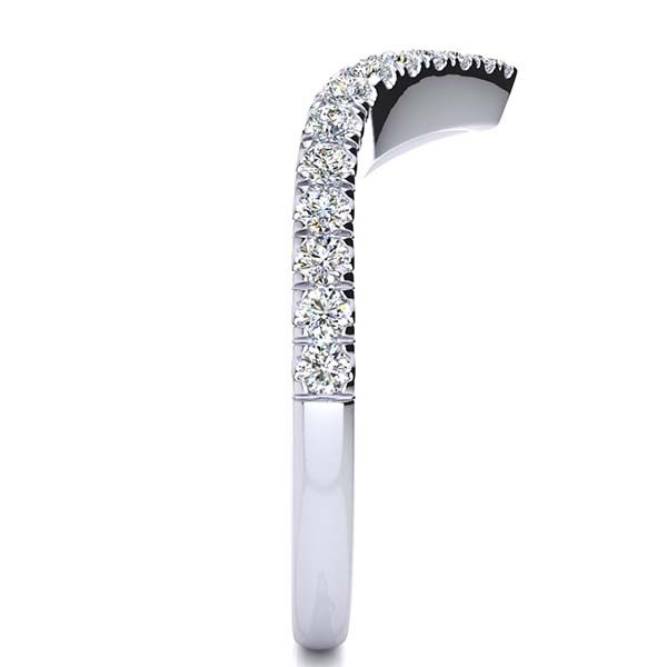 Curve Diamond Ring