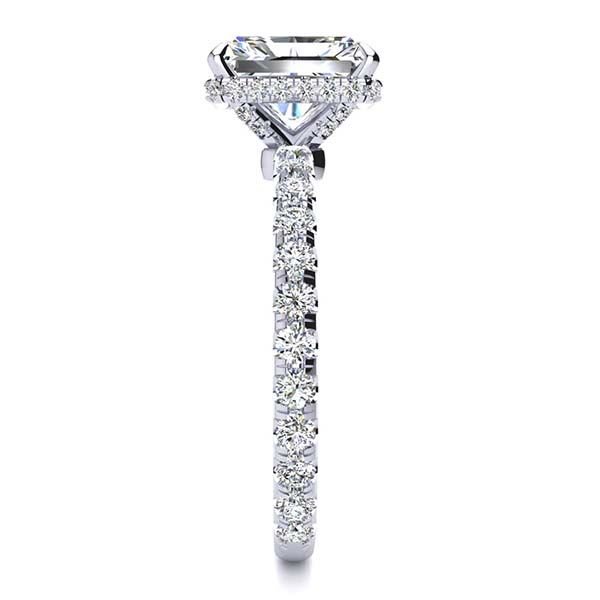 Crystal Moissanite Ring