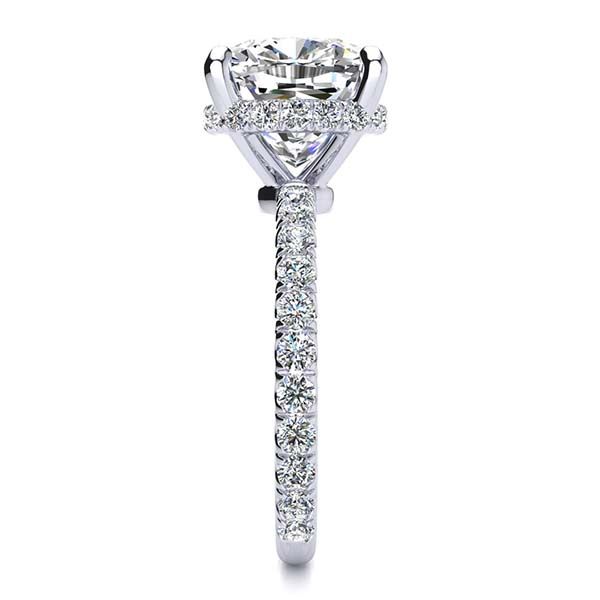 Iris Moissanite Ring