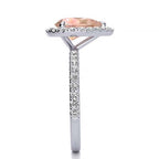 Anastasia Morganite Ring