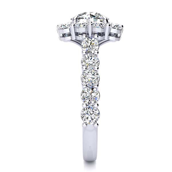 Daisy Moissanite Ring