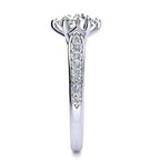 Vine Moissanite Ring