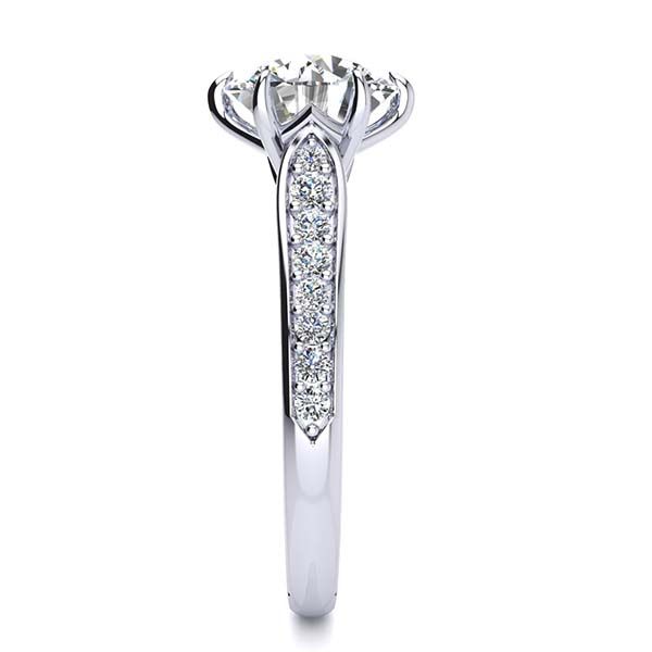 Vine Moissanite Ring
