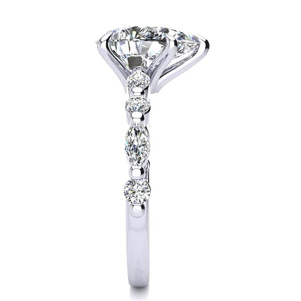 Leah Moissanite Ring