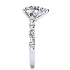 Leah Moissanite Ring