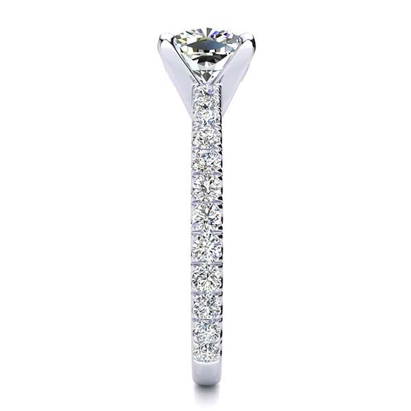 Valerie Cushion Moissanite Ring