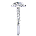Cynthia Oval Moissanite Ring