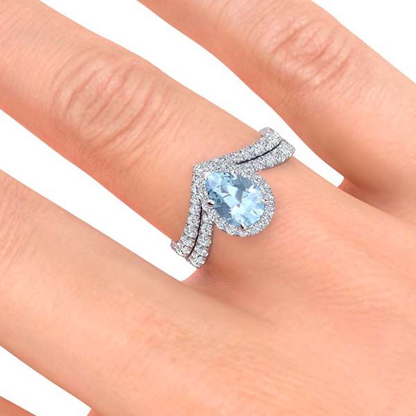 Anna Aquamarine  Ring
