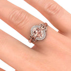 Abi Morganite Ring