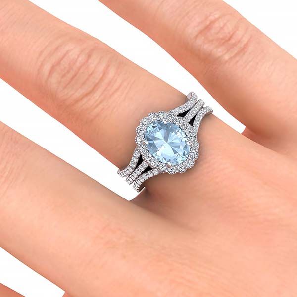 Marissa Aquamarine Ring