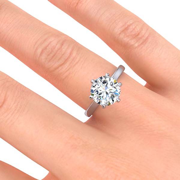 Molly Moissanite Ring