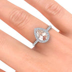 Anastasia Morganite Ring