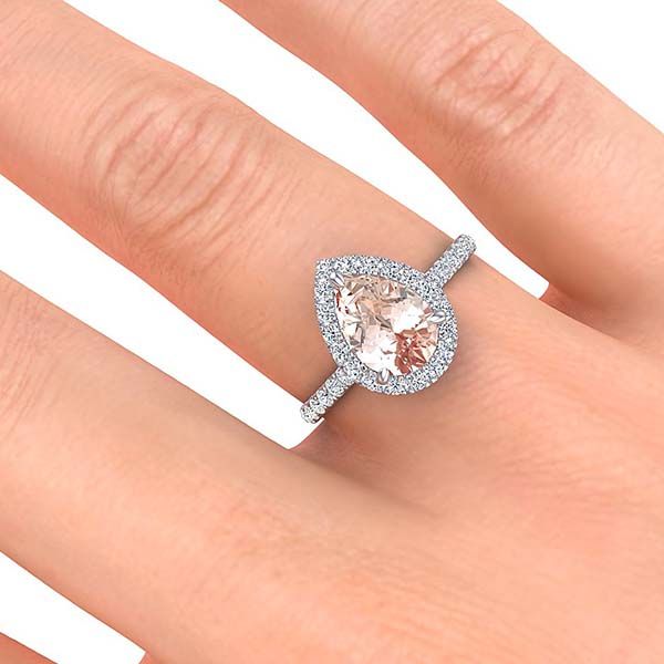 Anastasia Morganite Ring